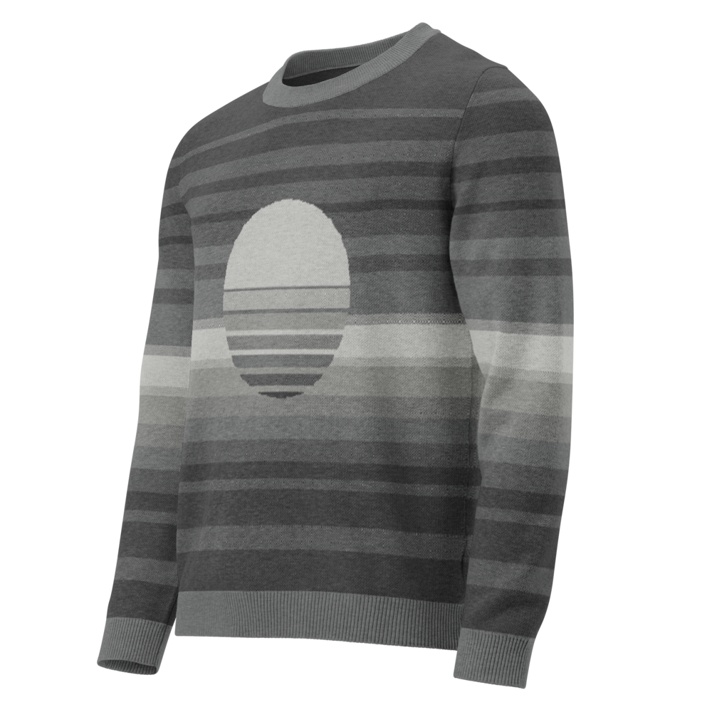 Sunset Retrogradient Sweater (Monochrome)